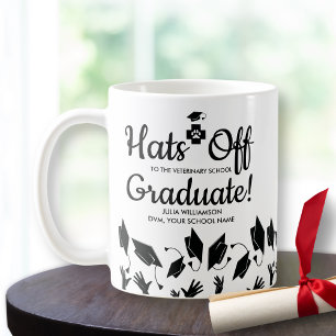 Mug Ecole vétérinaire DVM Graduation Cadeaux Congrats