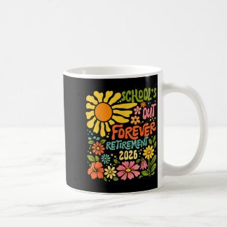 Mug Écoles fermées pour toujours retraite 2026 Retrait