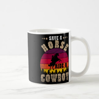 Mug Économisez Une Promenade À Cheval Un Cowboy Drôle