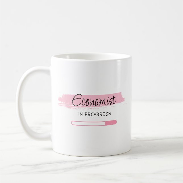 Mug Economist En Cours - Personnalisé (Gauche)