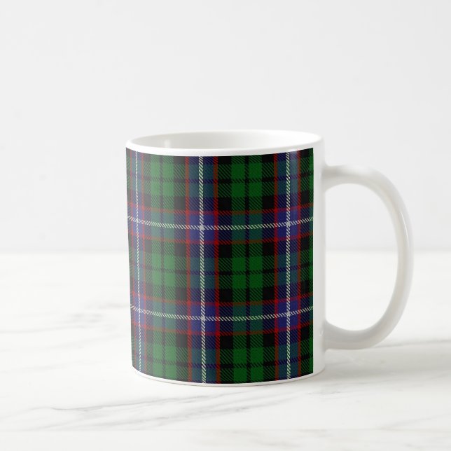 Mug Écossais de tartan de Russell de clan (Droite)