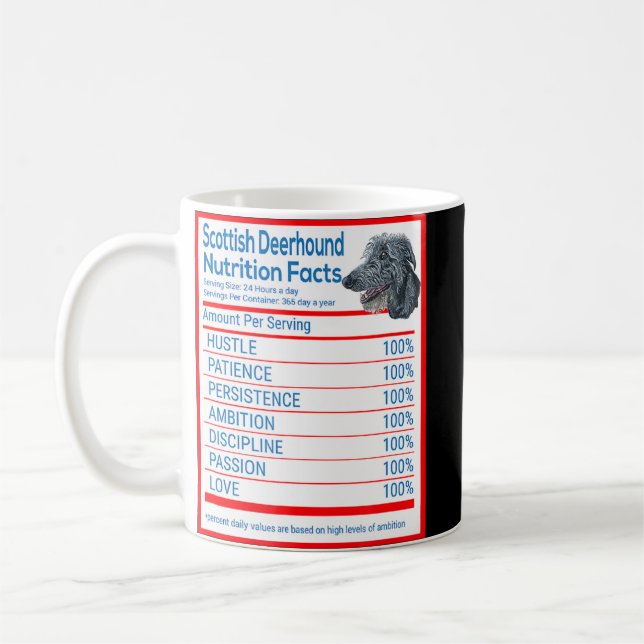 Mug Écossais Deerhound Chien Propriétaire de la race F (Gauche)
