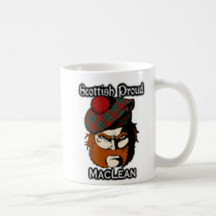 Mug Écossais écossais de tartan de MacLean de clan