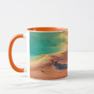 Mug Écoulement prismatique grand de ressort