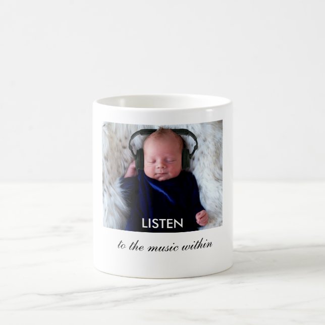 Mug ÉCOUTEZ… la musique en dedans (Centre)