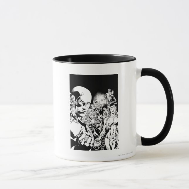 Mug Écran comique nocturne le plus noir 2 (Droite)