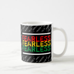 Mug Écriture chrétienne sans peur Psaume 27 Noir