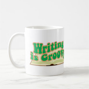 Mug Ecriture Est Super Amusant Auteur Retro Style Livr