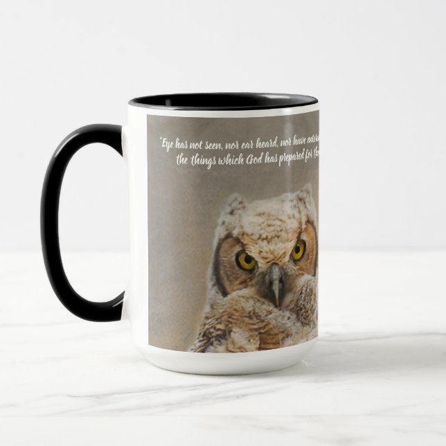 Mug Écriture Inspirationnelle des oeillets à grande co (Gauche)