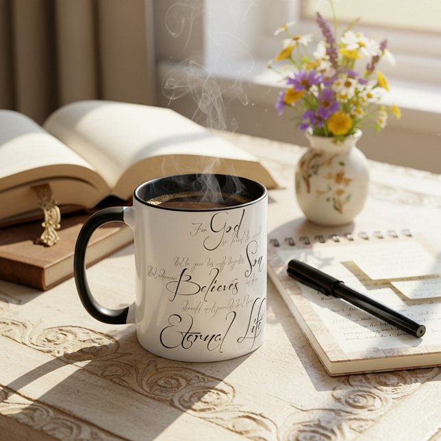 Mug écriture Jean 3:16 (Créateur téléchargé)