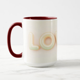Mug Écriture Moderne Joli Rendu Visuel