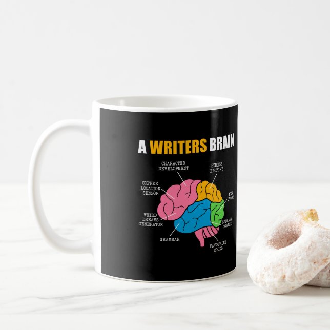 Mug Écriture Publié Auteur Livre Écrivain A Écrivains (Avec donut)