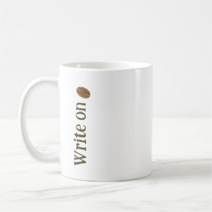 Mug Écrivez avec les écrivains romanciers auteurs grai
