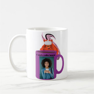 Mug Écureuil coquin #469 Café humain