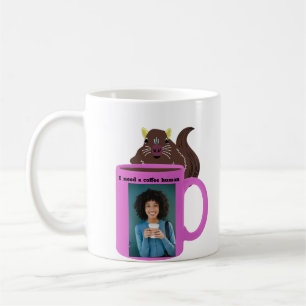 Mug Écureuil coquin #504 Café humain