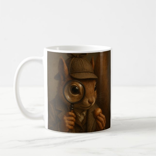 Mug Écureuil détective (Gauche)