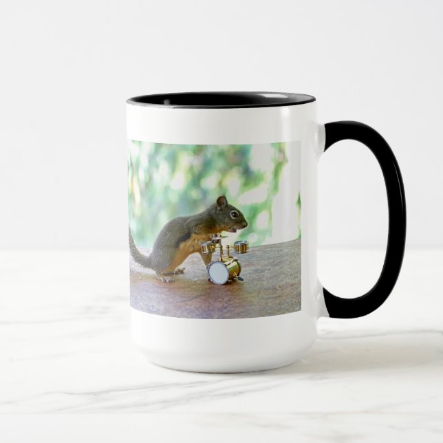 Mug Écureuil jouant des tambours (Droite)