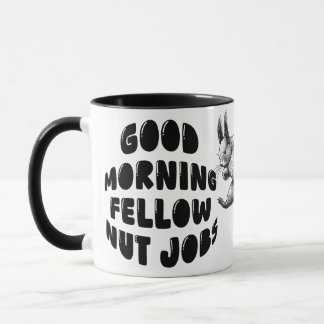 Mug Écureuil mignon - Bon Matin Fellow Nut Jobs