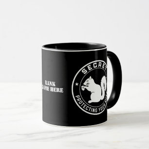 Mug Écureuil Secret Protéger vos noix Personnalisable