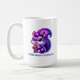 Mug Écureuil violet avec gland