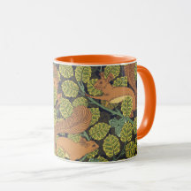 Écureuils de chêne Art nouveau