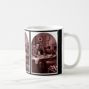 Mug Edgar Allan Poe, illustration a reconstitué la
