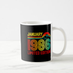 Mug Édition limitée janvier 1986 Rétro 40 ans 40t