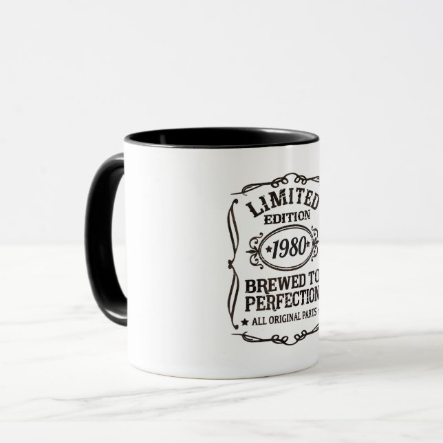 Mug Édition Limitée Numéro de l'Année de Naissance Per (Devant gauche)