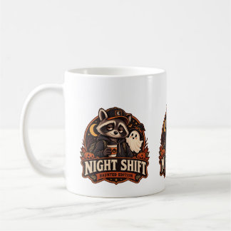 Mug Édition Raton Laveur de Nuit d'Halloween Vintage