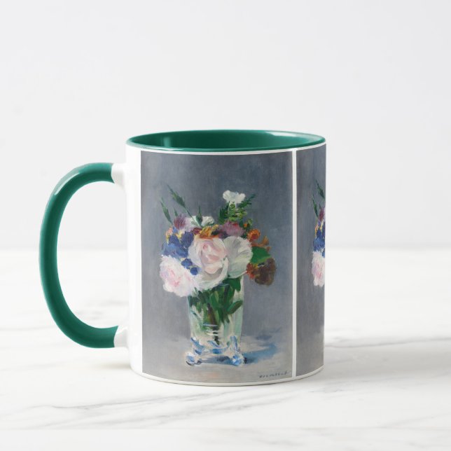 Mug Edouard Manet - Fleurs dans un Vase de Cristal (Gauche)