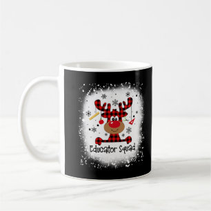 Mug Éducateur blanchi Squad Reindeer Drôle Noël X