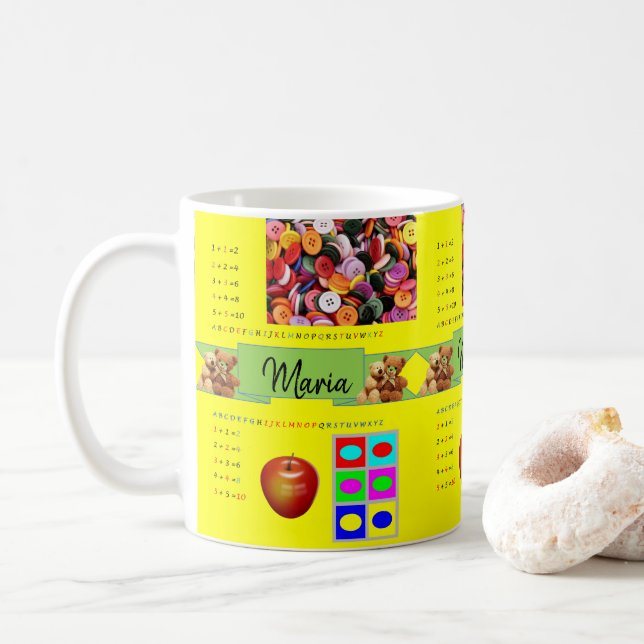 Mug éducatif pour enfants (Avec donut)