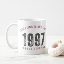Mug - 'Educating Minds Since 1997 Never Stopping' 