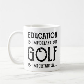 Mug Éducation de golf golfeur personnalisée