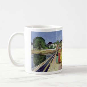 Mug Edvard Munch Peinture Girls on the Bridge (c 1902)
