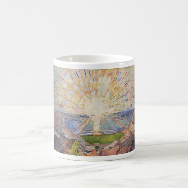Mug Edvard Munch Peinture murale Le Soleil (Solen) (19 (Centre)