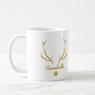 Mug Effet or rennes drôles bois personnalisées T-