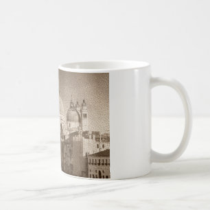 Mug Effet Papier Sepia Venise Grand Canal