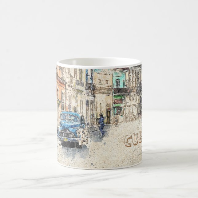 Mug effiloche de La Havane, le Cuba (Centre)