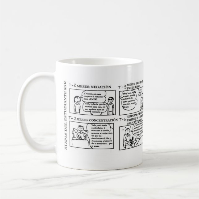 Mug Effiloche des étapes étudiant MIR (Gauche)