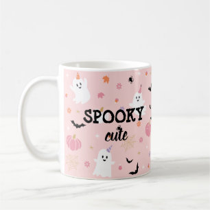 Mug Éffrayant Cute Dusty Pink Ghost Halloween
