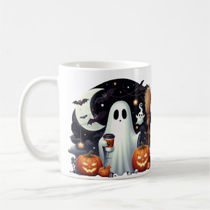 Mug Éffrayants citrouilles fantômes d'Halloween
