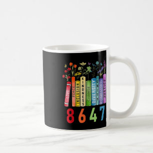 Mug Egalité des droits Livre Flower Anti Trump Feminis