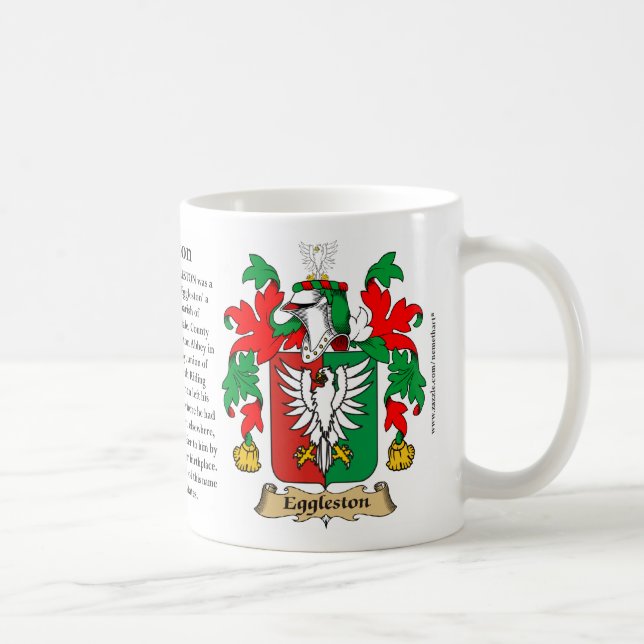 Mug Eggleston, l'origine, la signification et la crête (Droite)
