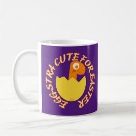 Mug EGGSTRA CUTE POUR PÂQUES drôle cadeau de dino de P