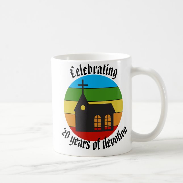Mug Église - Célébration de 20 ans de dévotion (Droite)