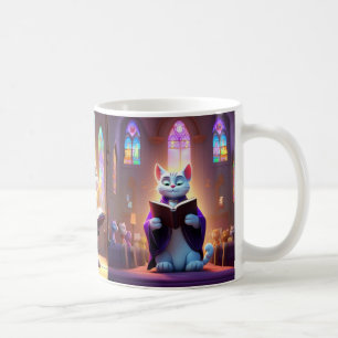 Mug Église Chat Fun Mug.
