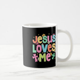 Mug Église chrétienne biblique Groovy Jésus m'aime