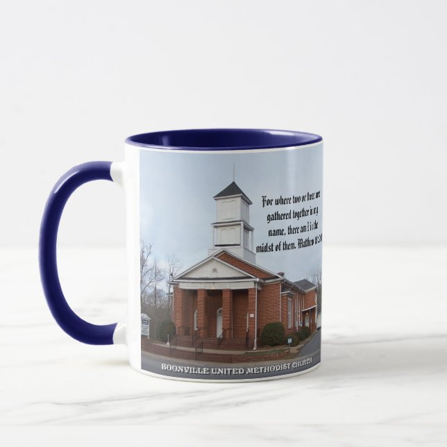 MUG ÉGLISE DE MÉTHODISTE UNIE DE BOONVILLE-MUG (Gauche)