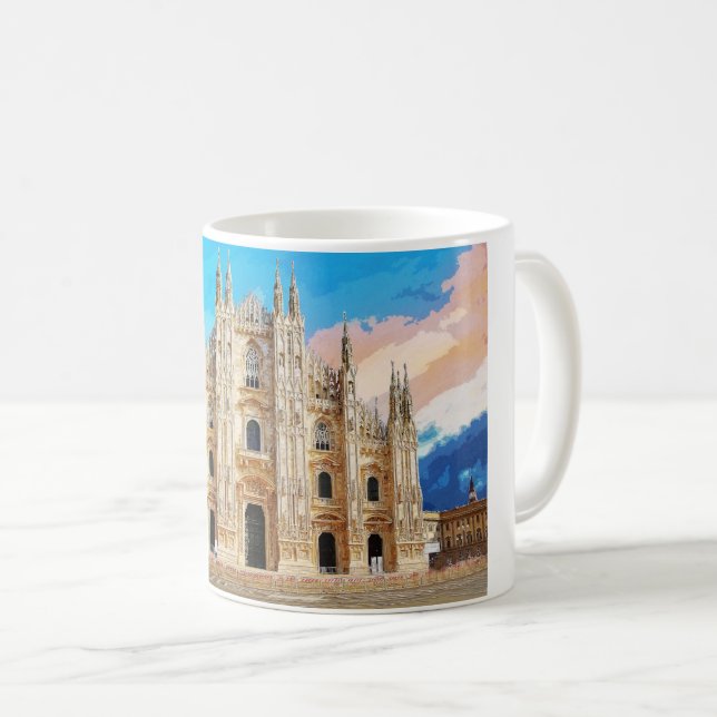 Mug Eglise Duomo di Milano Milan Italie #2 (Devant droit)